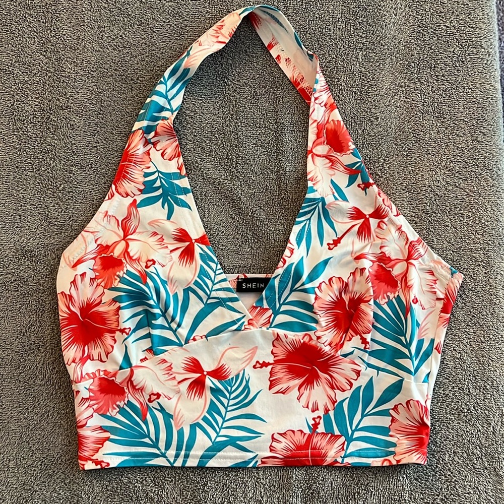 Flower Halter Top